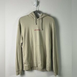 Violette_FR X Biscous Skateboards Alec Amour Cream Red Cotton Long Sleeve Hoodie